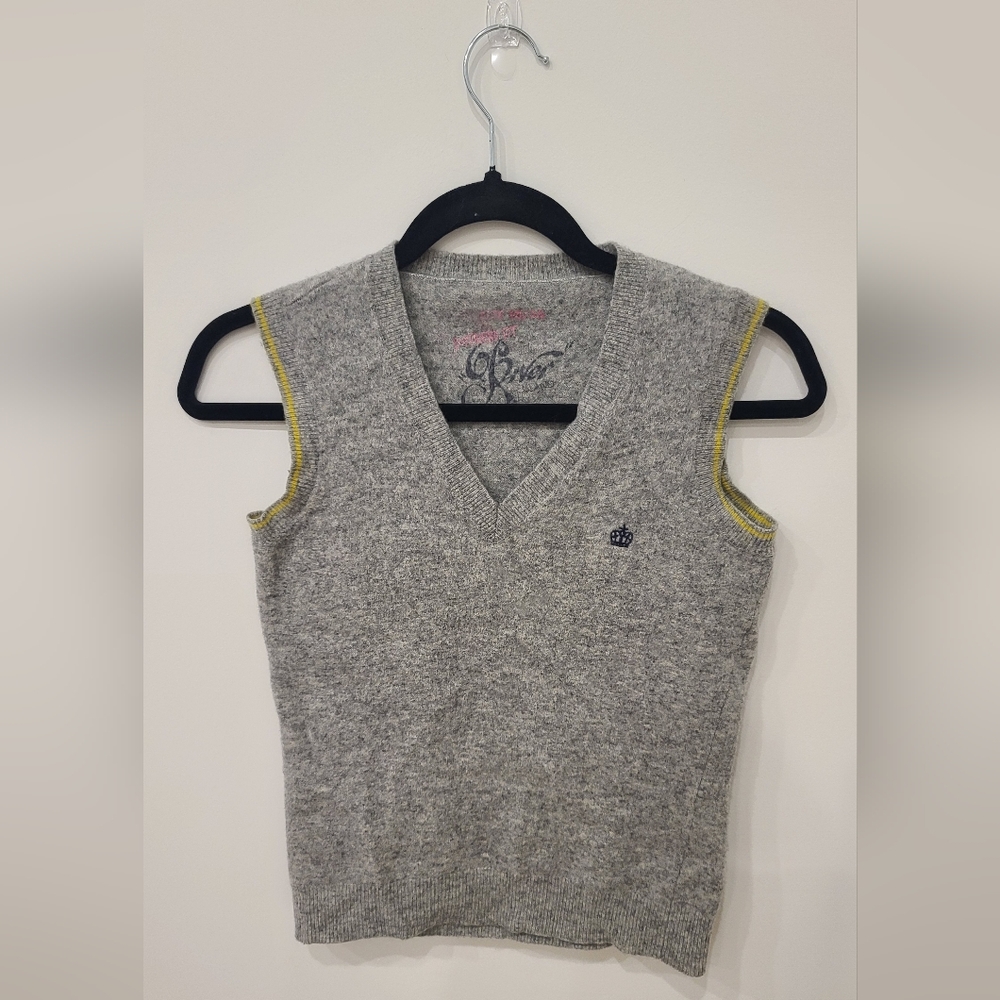 River island lambwool vest boyfriend fit , US S